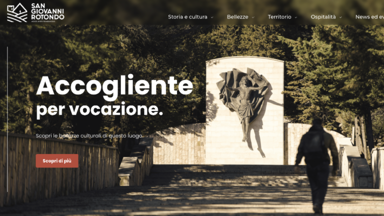 La nuova piattaforma turistica della città di San Giovanni Rotondo sbarca online.