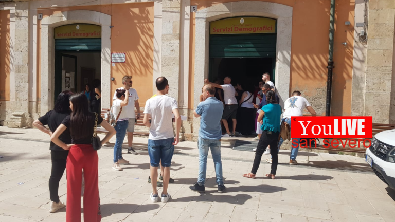 San Severo: disagi per ritirare i certificati elettorali.