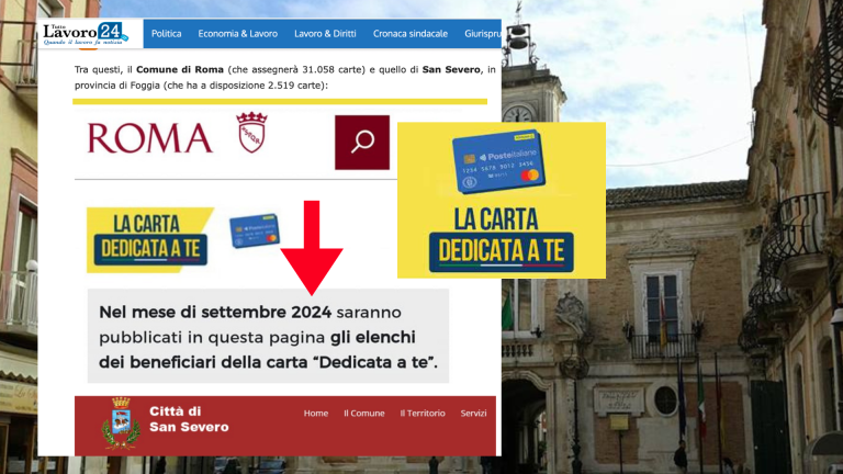 San Severo, 2.519 carte “Dedicata a te” in arrivo a settembre 2024.