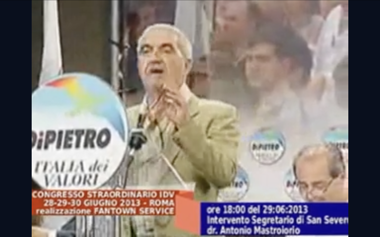 E’ venuto a mancare ad 86 anni in queste ore ANTONIO detto TONINO MASTROIORIO, decano dei giornalisti della città di San Severo.