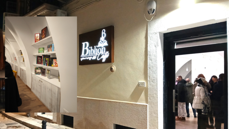 IN VIA SAN SEVERINO APRE BIBLION AL CAFFE’ DI SILVIA LA PICCIRELLA.